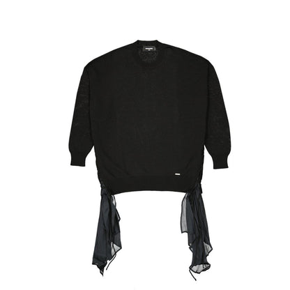 Dsquared² Schwarzes Baumwoll-Sweatshirt