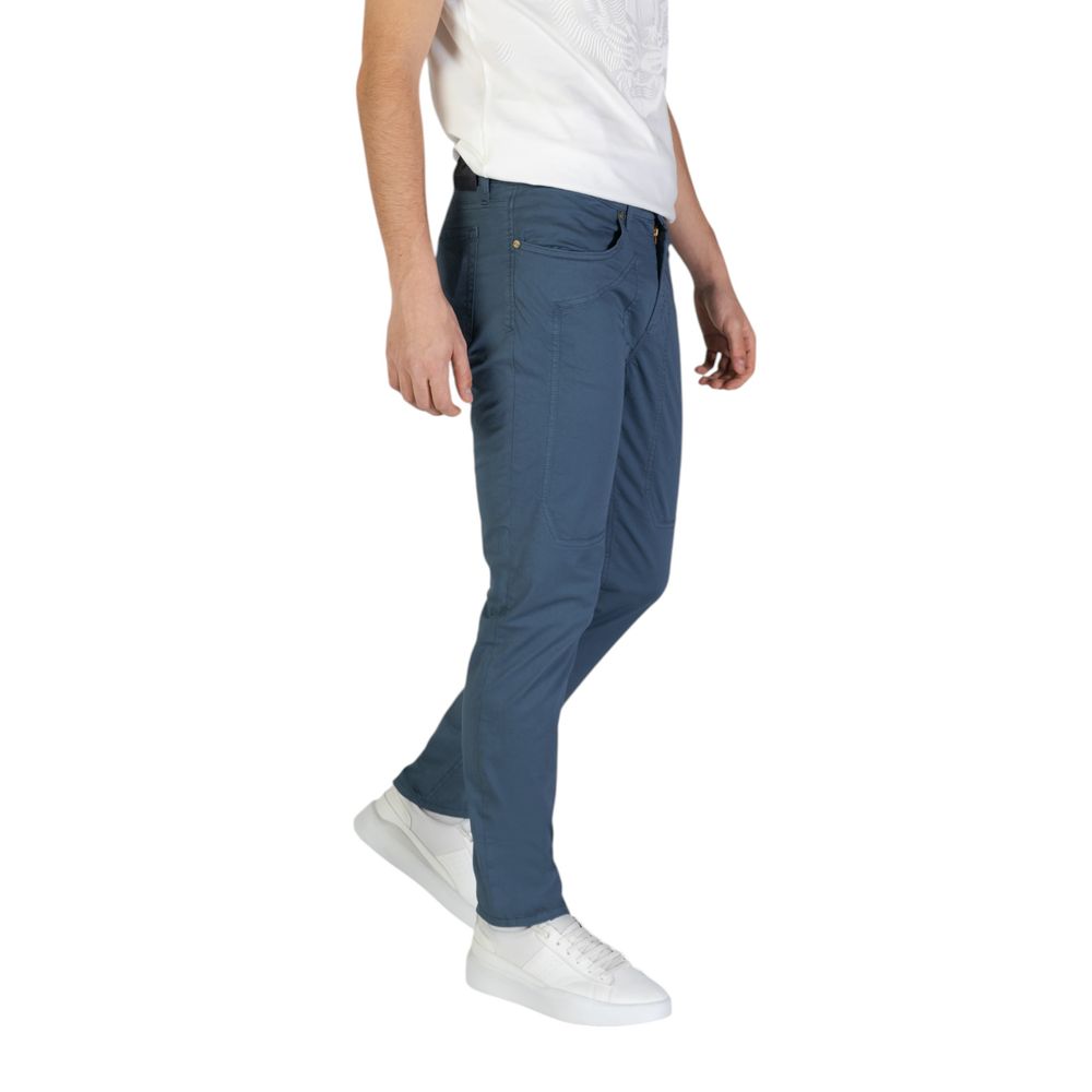 Jeckerson Blue Cotton Skinny Pant
