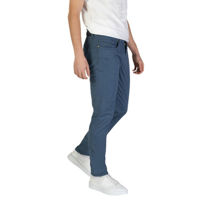 Jeckerson Blue Cotton Skinny Pant