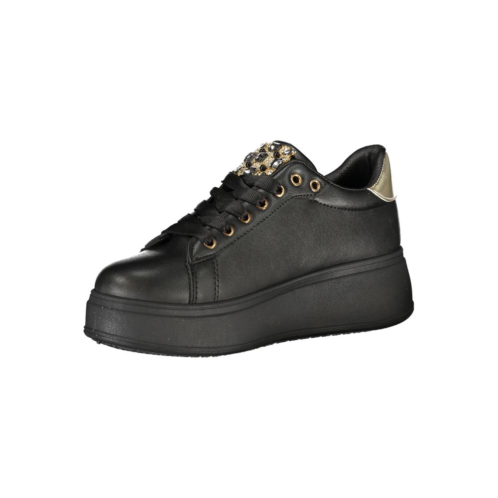 Laura Biagiotti Black Polyester Women Sneaker