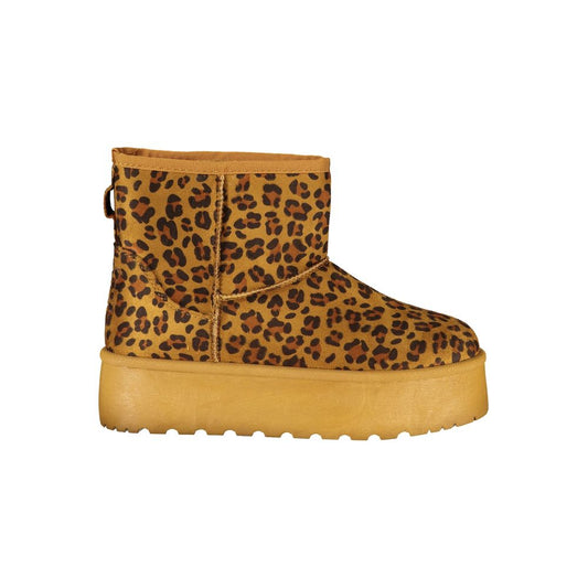 Laura Biagiotti Brauner Polyester-Damenstiefel