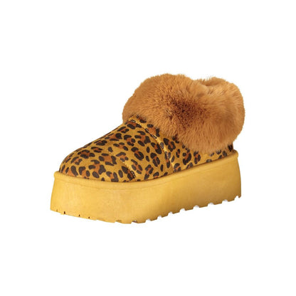 Laura Biagiotti Braune Polyester-Damen-Sneaker