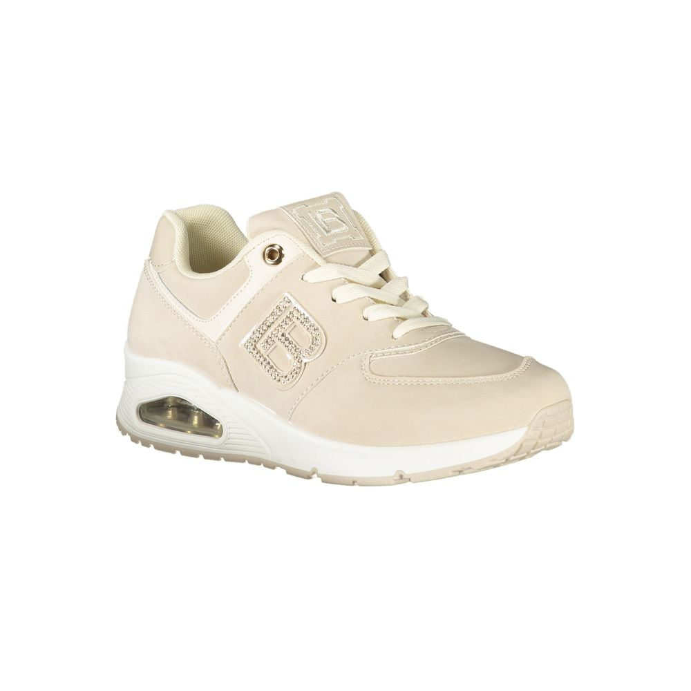 Laura Biagiotti Beige Polyester Damen Sneaker