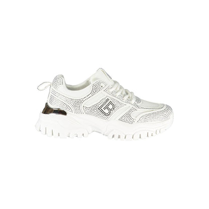 Laura Biagiotti Weißer Polyester Damen Sneaker