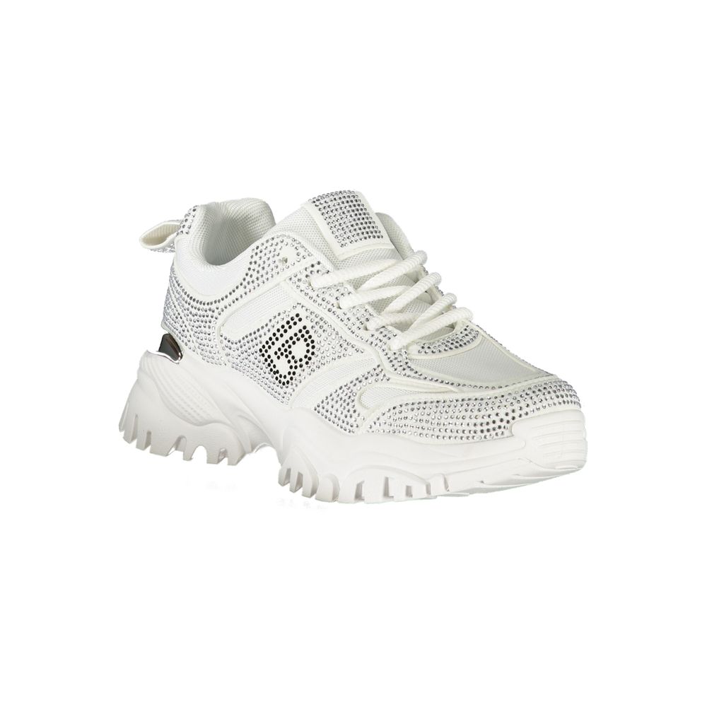 Laura Biagiotti Weißer Polyester Damen Sneaker