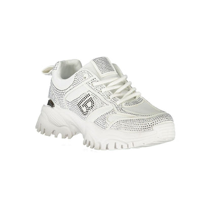 Laura Biagiotti Weißer Polyester Damen Sneaker