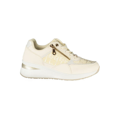 Laura Biagiotti Weißer Polyester Damen Sneaker