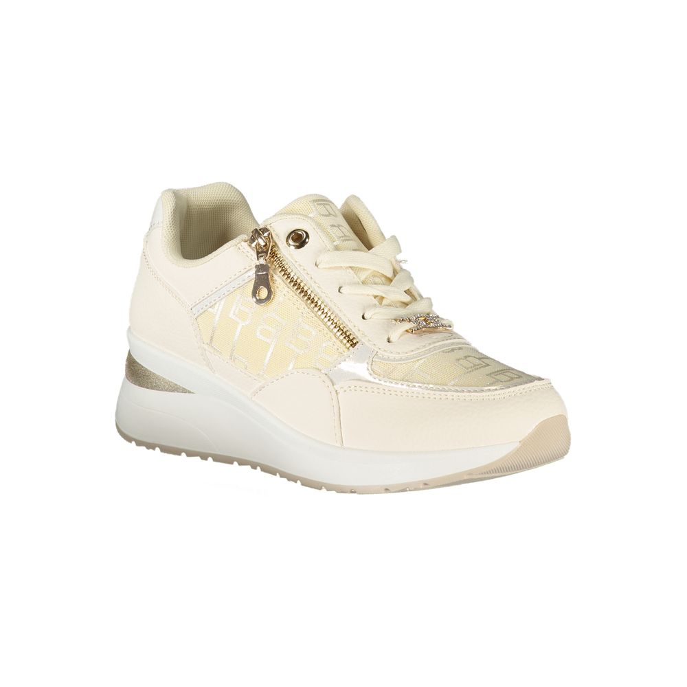 Laura Biagiotti Weißer Polyester Damen Sneaker