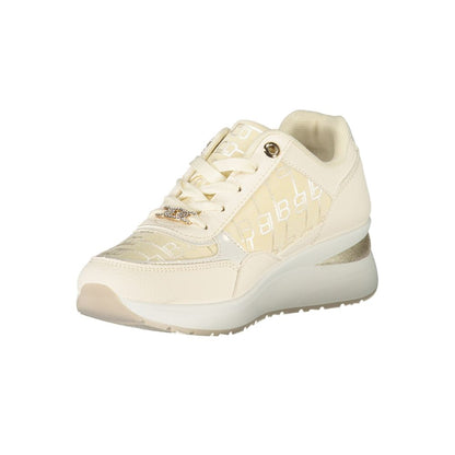 Laura Biagiotti Weißer Polyester Damen Sneaker