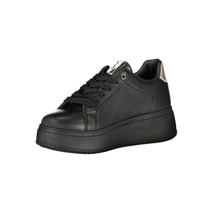 Laura Biagiotti Schwarzer Polyester Damen Sneaker