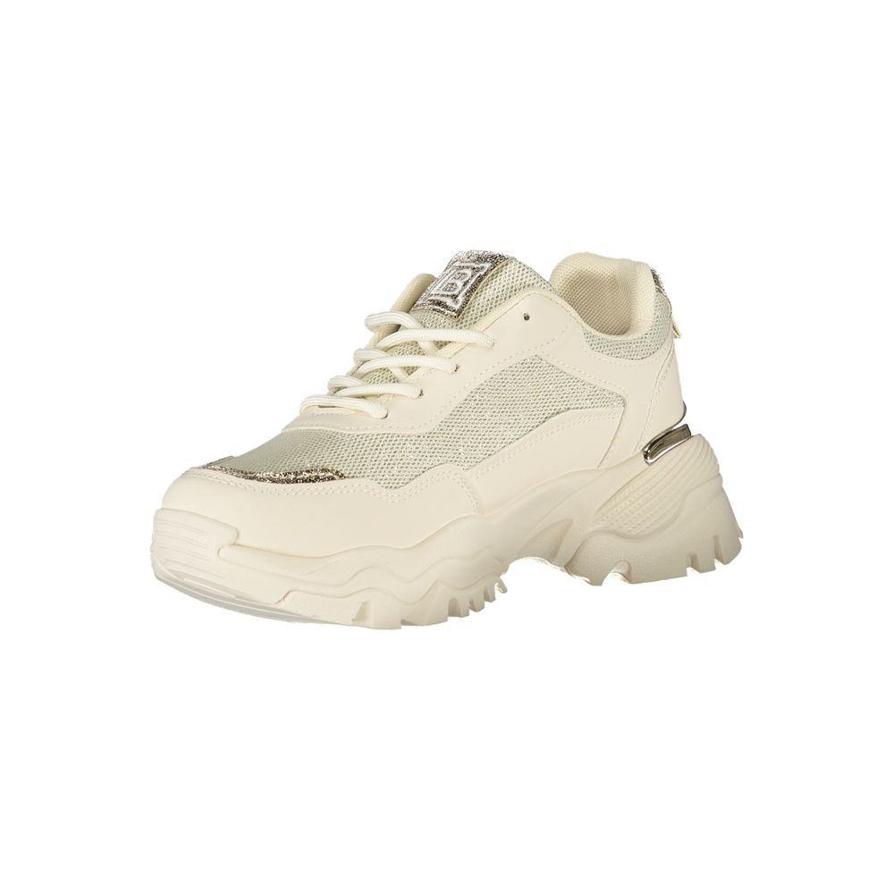 Laura Biagiotti Beige Polyester Damen Sneaker