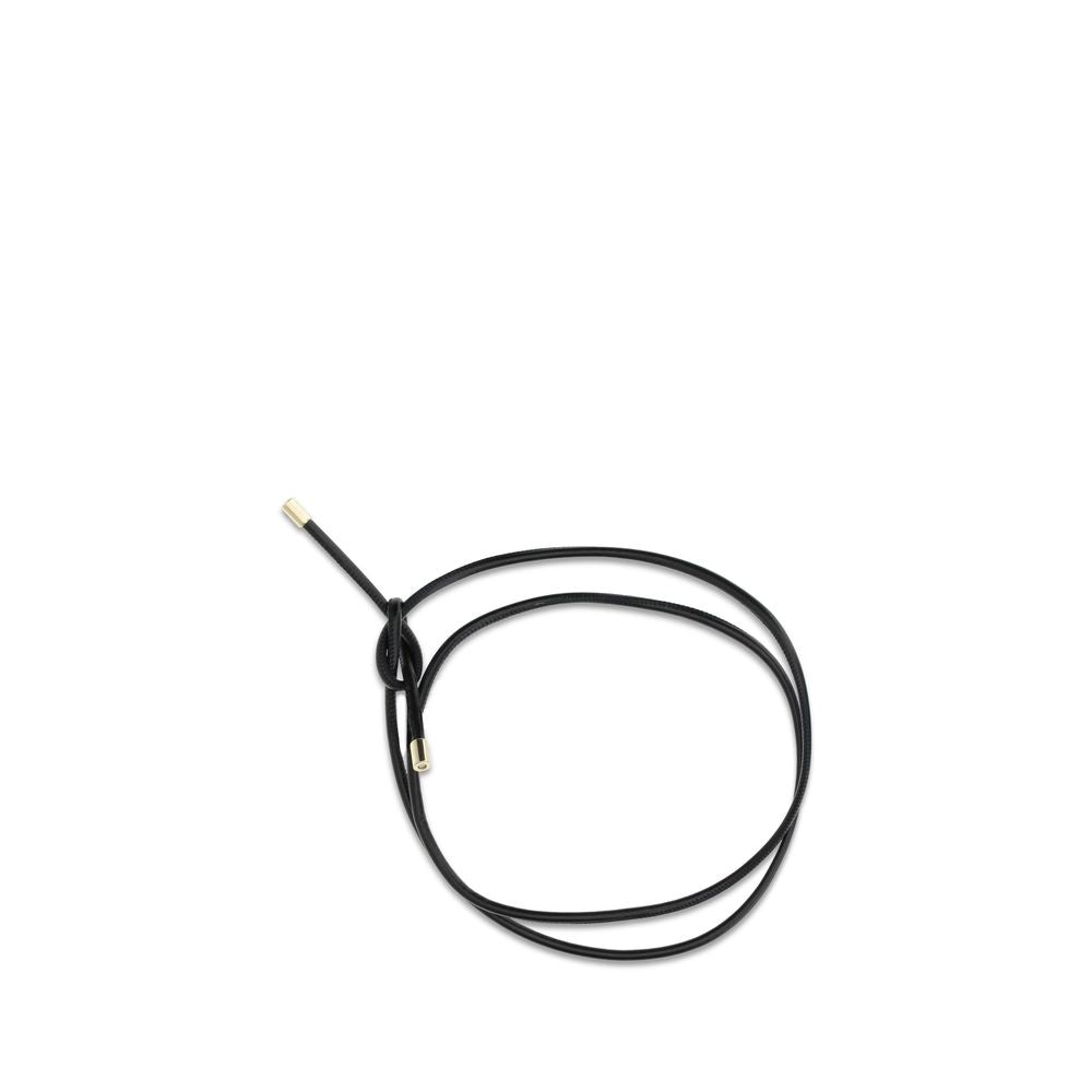 Forte_Forte Black Calf Leather Bos Taurus Belt