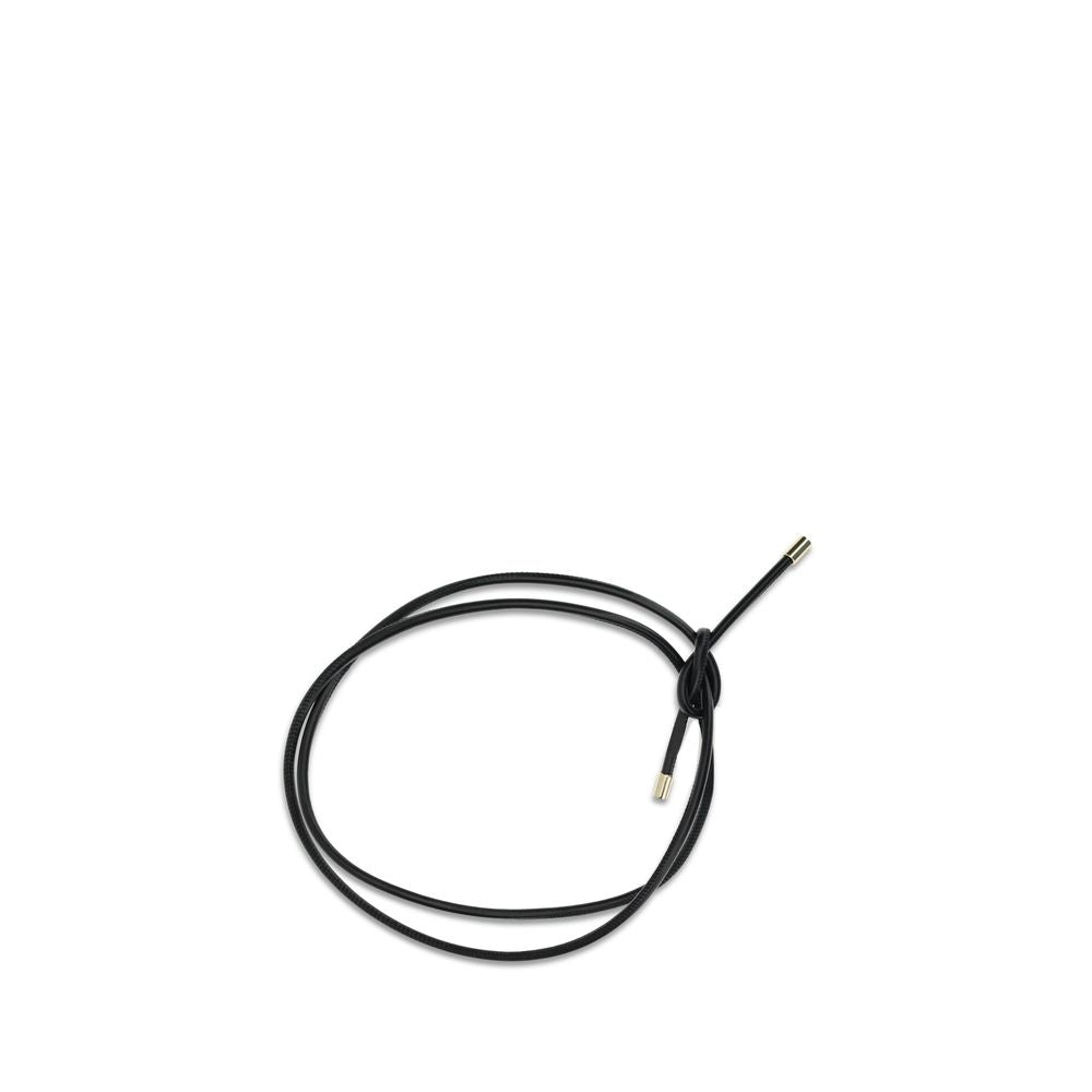 Forte_Forte Black Calf Leather Bos Taurus Belt