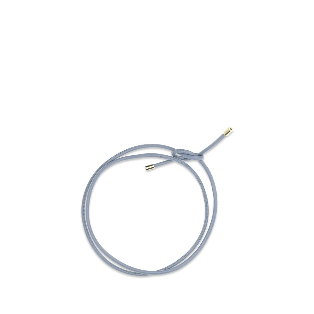 Forte_Forte Hellblauer Gürtel aus Kalbsleder (Bos Taurus)