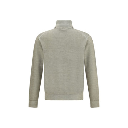 Cruciani Grüner Woll-Rollkragenpullover