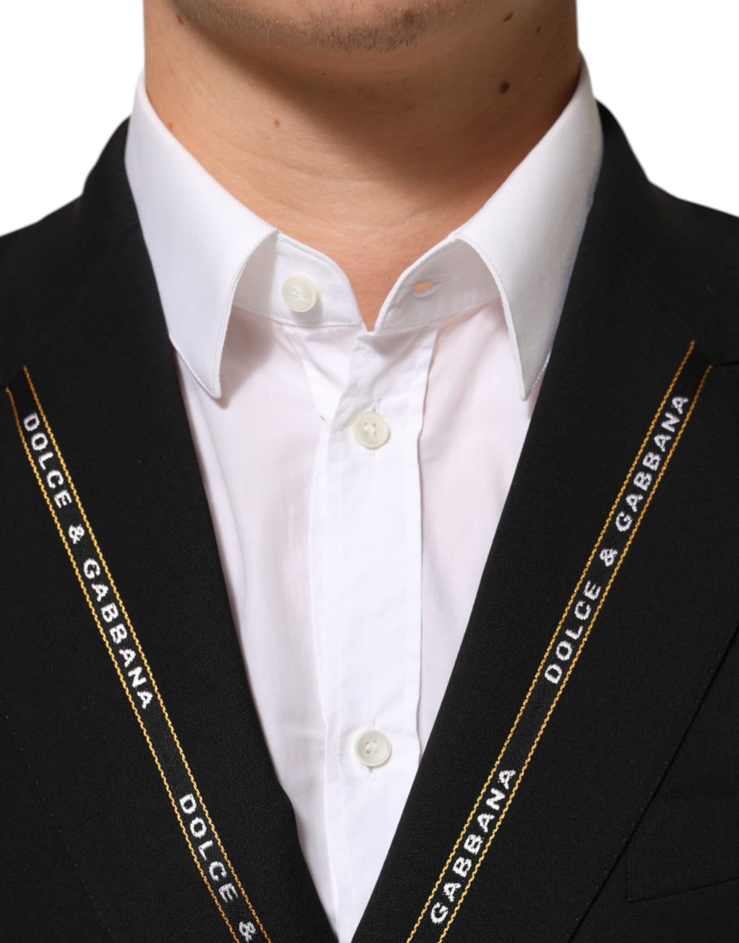 Dolce &amp; Gabbana Schwarzer SICILIA Zweireihiger Blazer