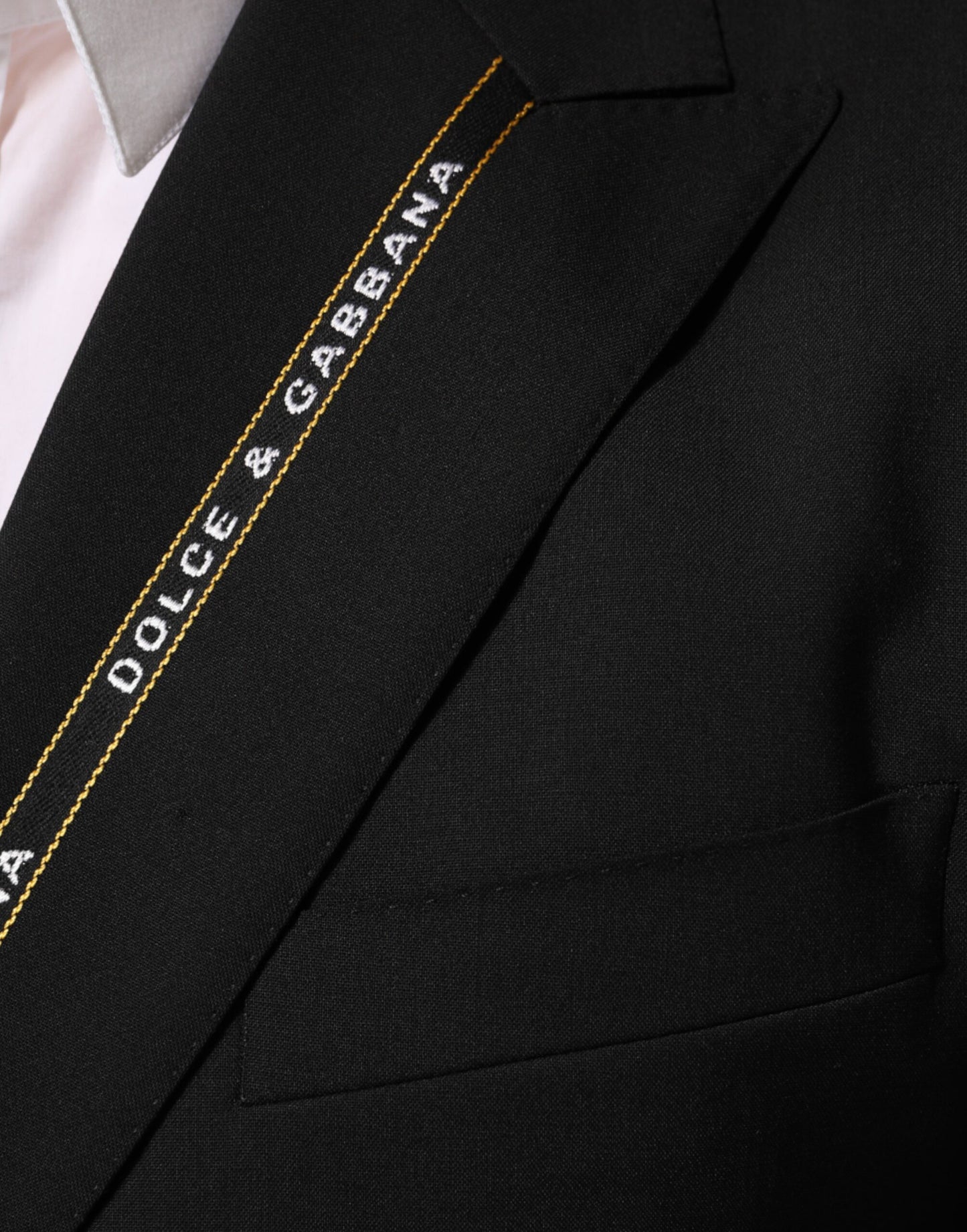 Dolce &amp; Gabbana Schwarzer SICILIA Zweireihiger Blazer