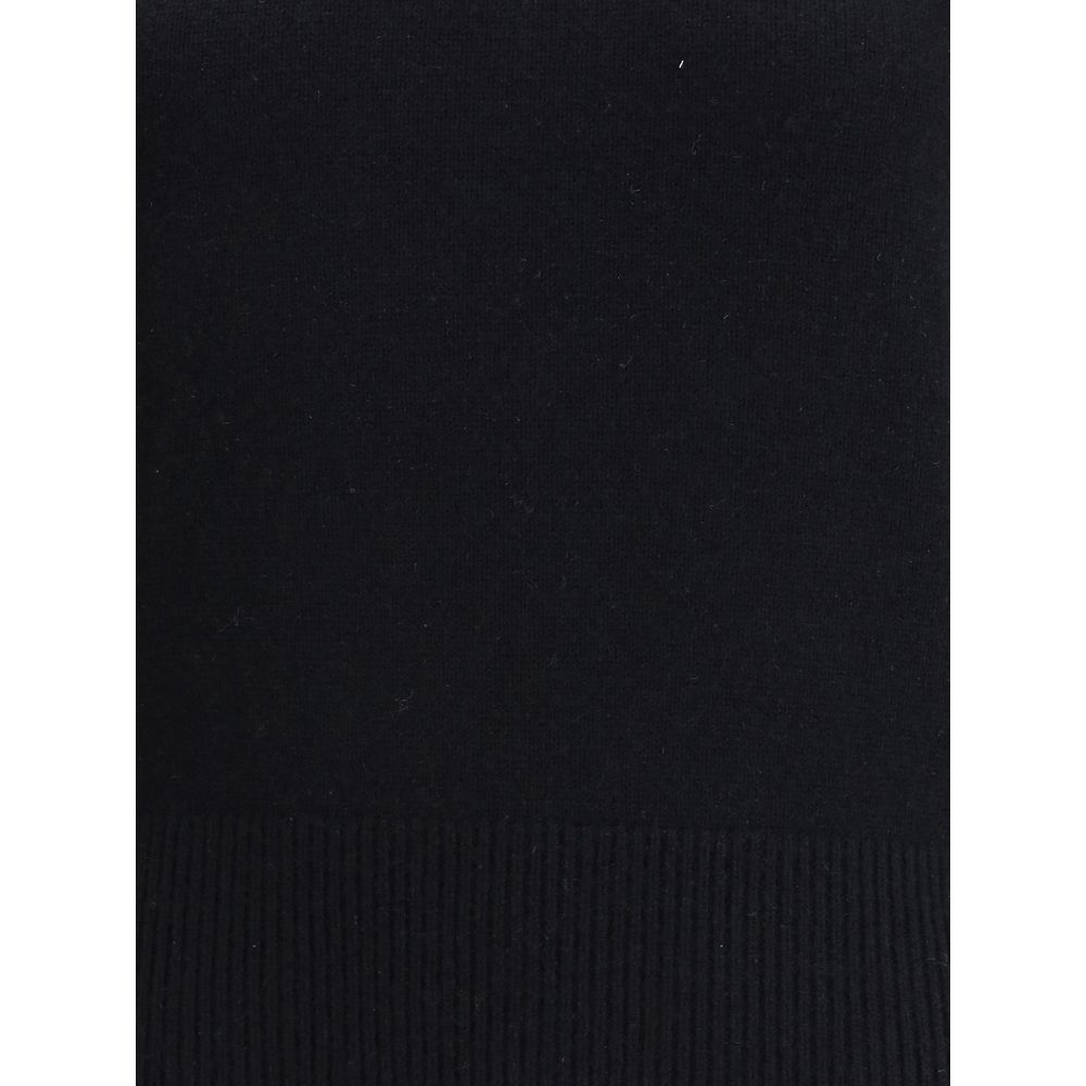 Extrem Kaschmir Schwarzes Kaschmir-Sweatshirt