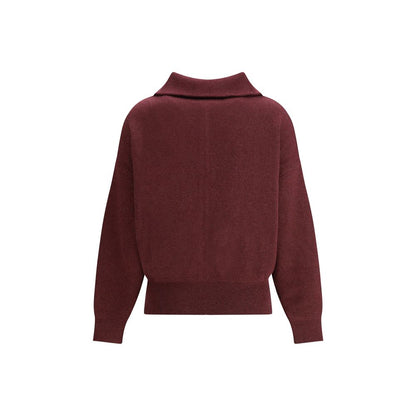 Marant Etoile Bordeaux Baumwoll-Cardigan