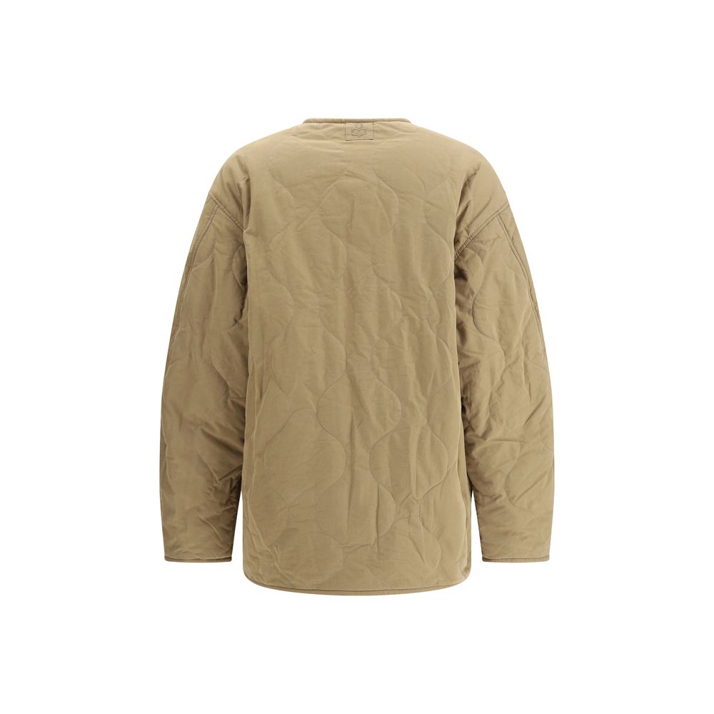 Marant Etoile Zweifarbiger Mantel aus Polyester