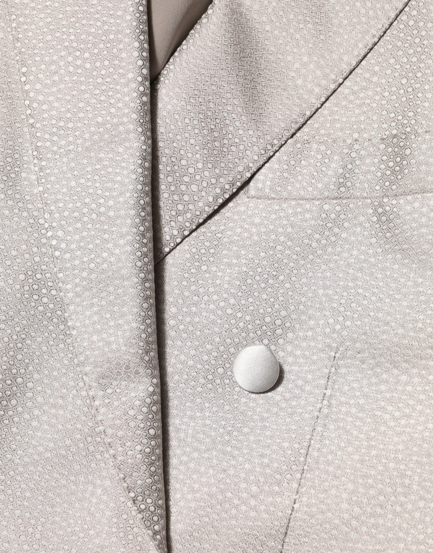 Dolce &amp; Gabbana Beige MARTINI Zweireihiger Anzugblazer
