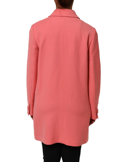 Dolce &amp; Gabbana – Trenchcoat-Jacke mit Knöpfen in Rosa