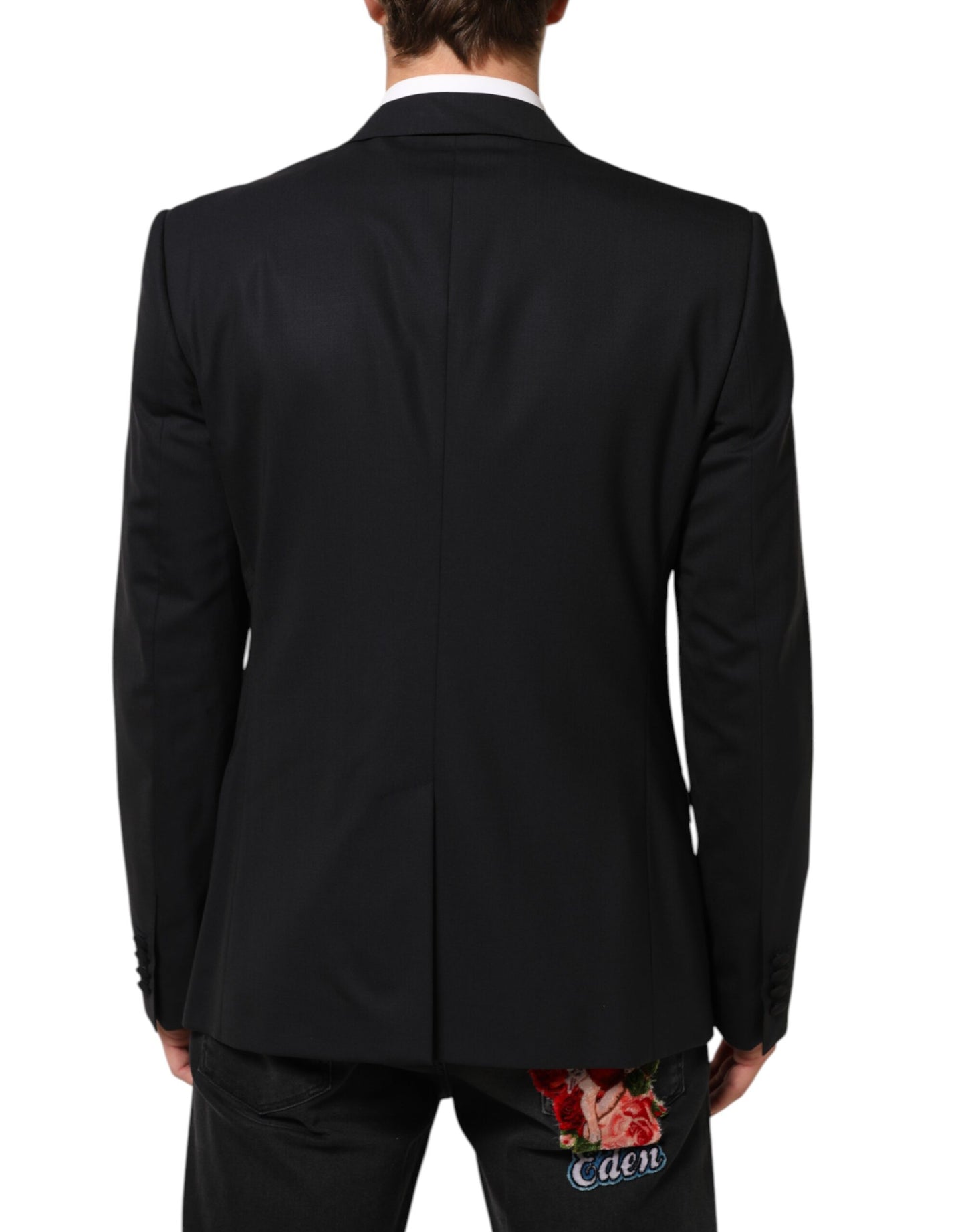 Dolce &amp; Gabbana Black Bee MARTINI 2-Knopf-Anzugblazer für Herren