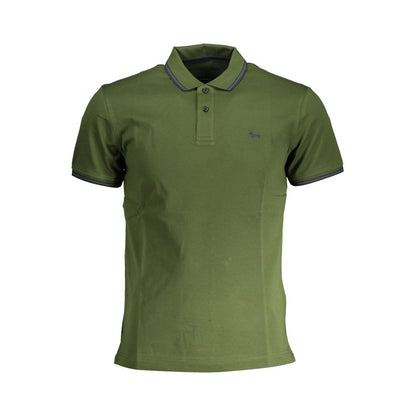 Grünes Poloshirt aus Baumwolle von Harmont &amp; Blaine