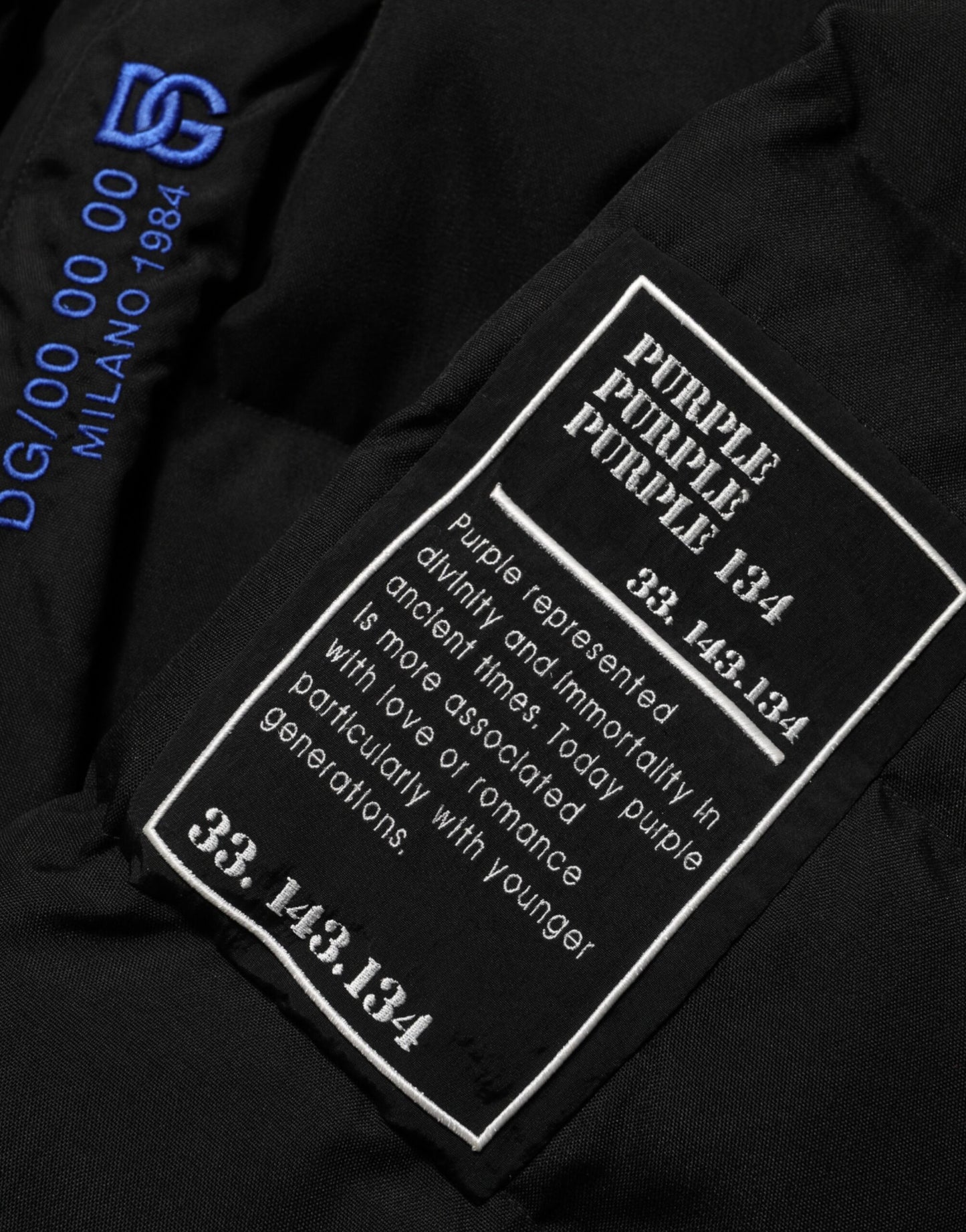 Dolce &amp; Gabbana – Schwarze Pufferjacke aus Nylon für Herren mit durchgehendem Reißverschluss
