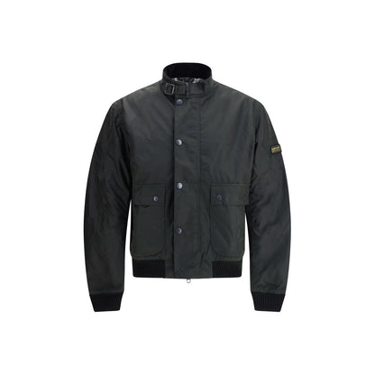 Barbour International Schwarze Jacke aus Baumwolle
