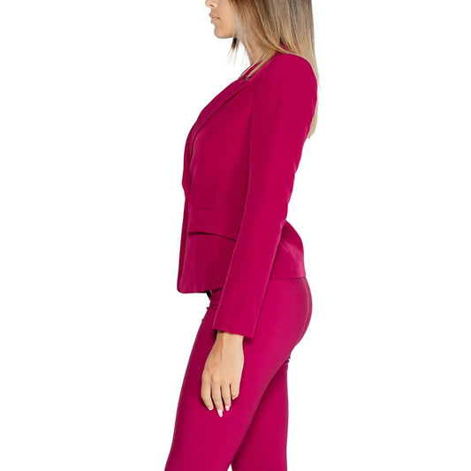 Fuchsiafarbener Polyester-Blazer von Rinascimento