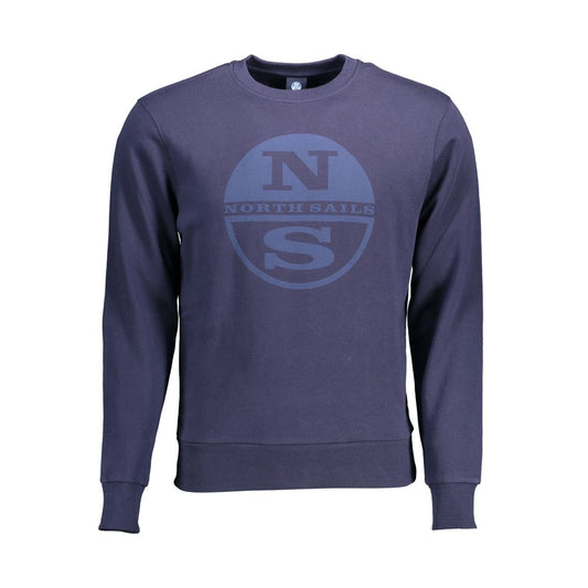 North Sails Blue Cotton Sweatshirt