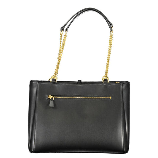Guess Jeans – Schwarze Polyethylen-Handtasche