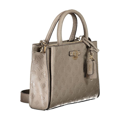Guess Jeans – Handtasche aus Polyethylen in Braun