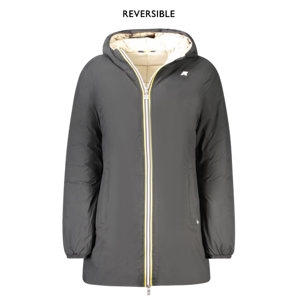 K-WAY Schwarze Polyesterjacken &amp; Mäntel