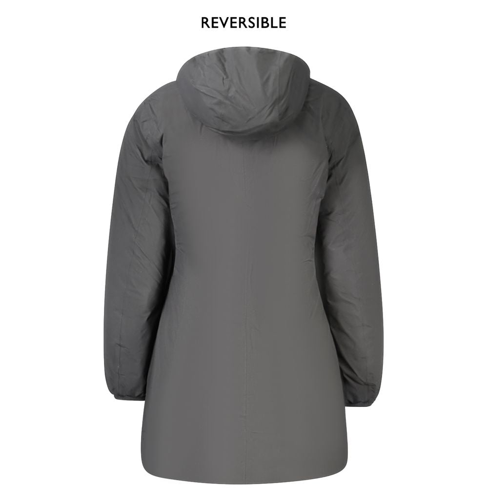 K-WAY Schwarze Polyesterjacken &amp; Mäntel