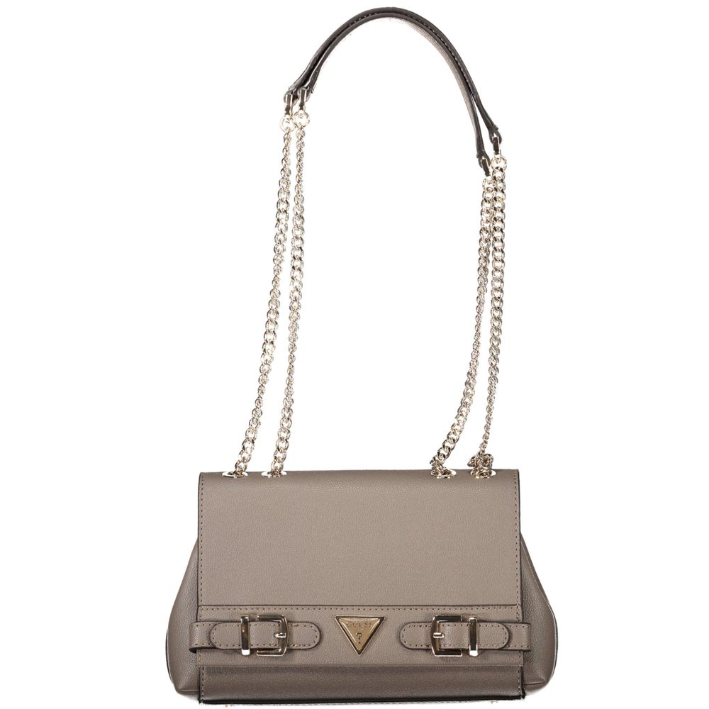 Guess Jeans – Handtasche aus Polyethylen in Braun