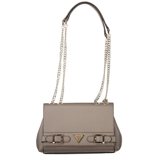 Guess Jeans – Handtasche aus Polyethylen in Braun