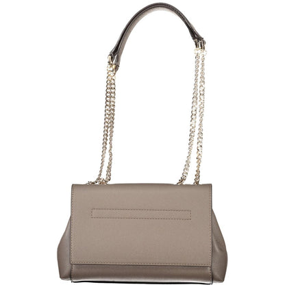 Guess Jeans – Handtasche aus Polyethylen in Braun