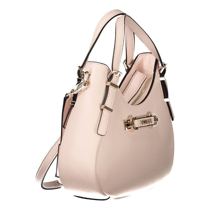 Guess Jeans – Handtasche aus Polyethylen in Rosa