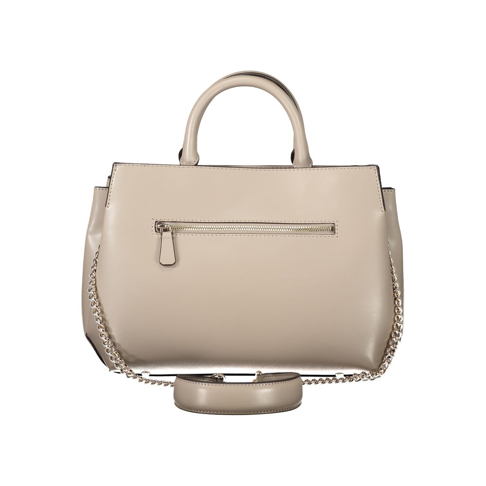 Guess Jeans – Handtasche aus Polyethylen in Braun