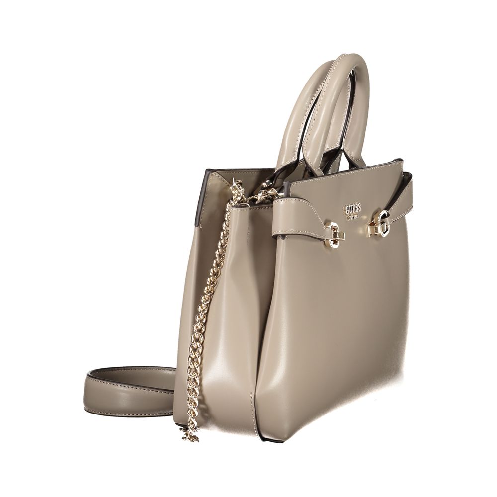 Guess Jeans – Handtasche aus Polyethylen in Braun