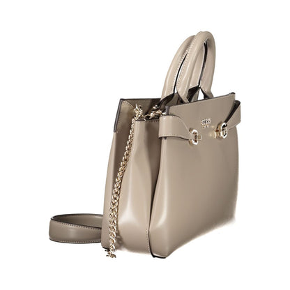 Guess Jeans – Handtasche aus Polyethylen in Braun