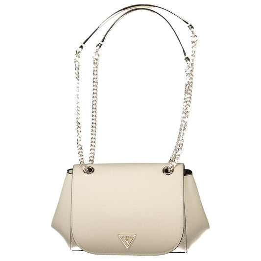 Guess Jeans – Weiße Polyethylen-Handtasche