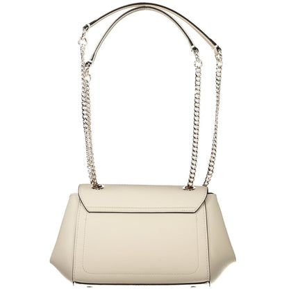 Guess Jeans – Weiße Polyethylen-Handtasche