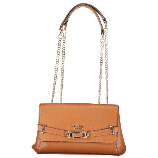 Guess Jeans – Handtasche aus Polyethylen in Braun