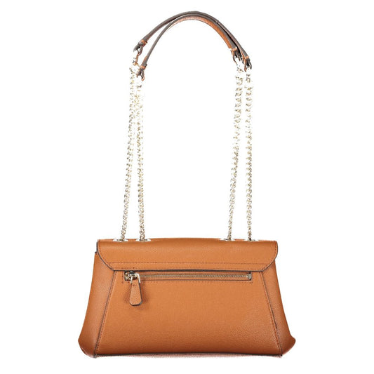Guess Jeans – Handtasche aus Polyethylen in Braun