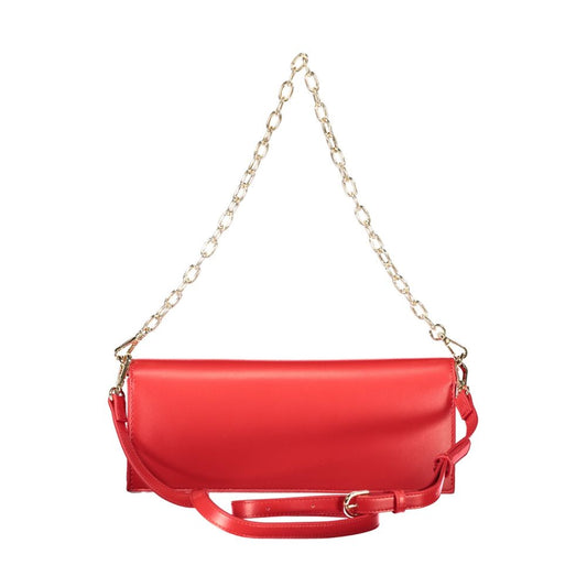Mario Valentino Rote Polyethylen-Handtasche
