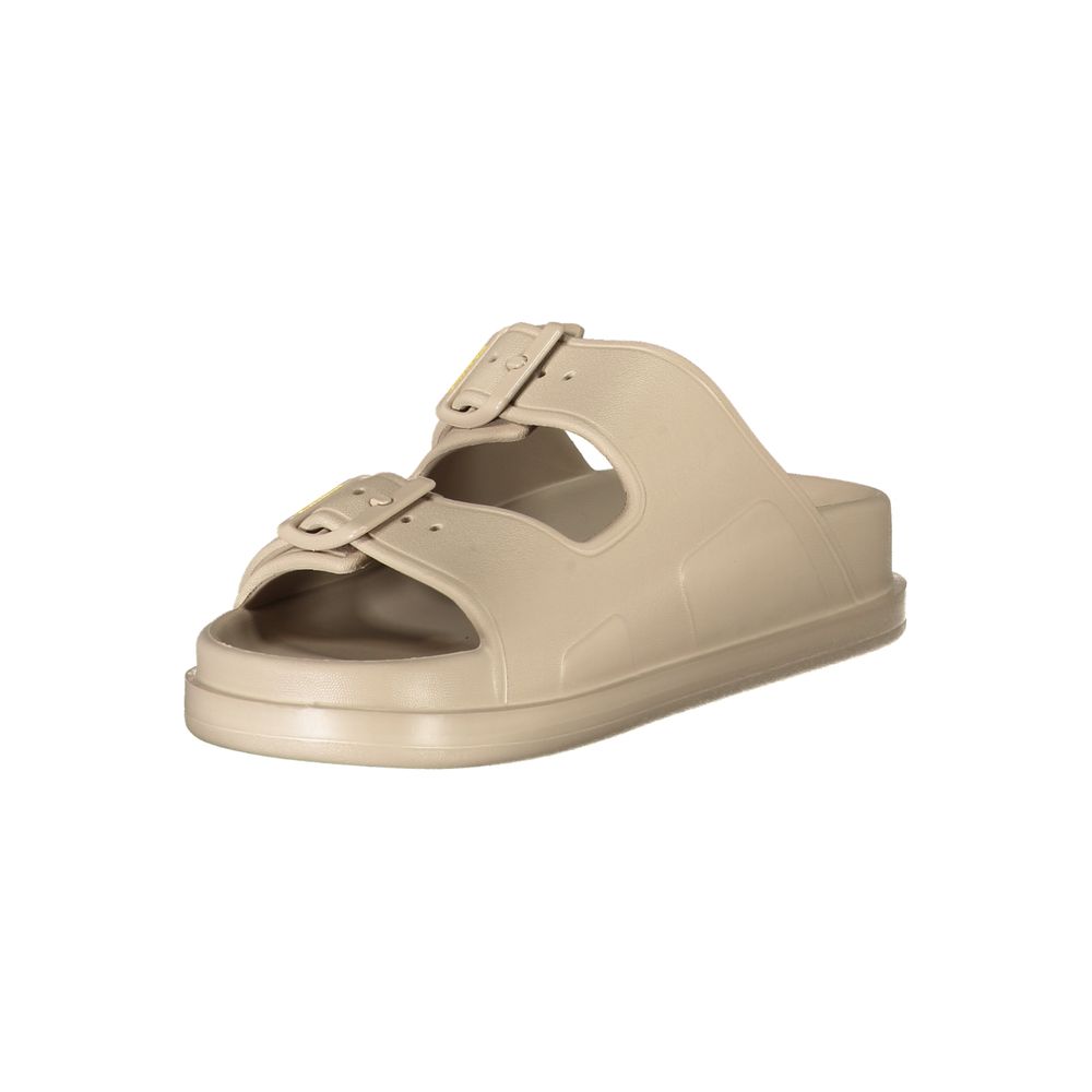 Blauer Beige Polyethylen-Sandale