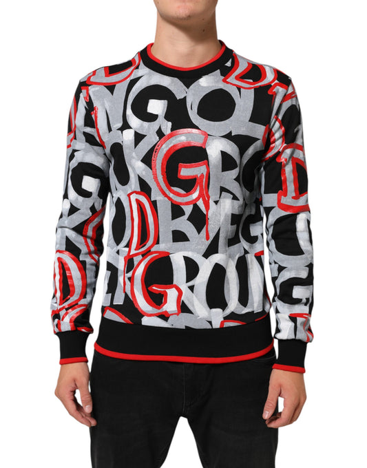 Dolce &amp; Gabbana Mehrfarbiger Sweatshirtpullover mit D&amp;G-Monogramm